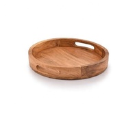 Plateau de service en bois décoratif à motifs artistiques, fait main, bois naturel de qualité supérieure, qualité commerciale, durable, respectueux de l'environnement, EPCH