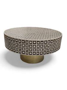 Table basse de luxe en os incrusté - Product Image 6
