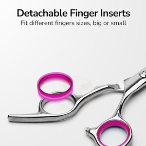 Tijeras de Barbero Rectas de Acero Inoxidable Personalizadas a Bajo Precio para Peluquerías - Alta Calidad para Uso Adulto - Product Image 4