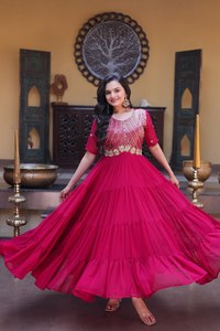 Vestido de Novia de Lujo Más Vendido para Mujer, Vestido de Noche Elegante de Proveedor Indio a Precio de Mayoreo - Product Image 6