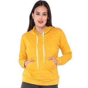 OEM Pakistan Factory Plain 100% Cotton Fleece Pullover Hoodie Logotipo personalizado Mujeres Regular Fit Pullover Hoodie with Kangaroo Pocket - Product Image 6