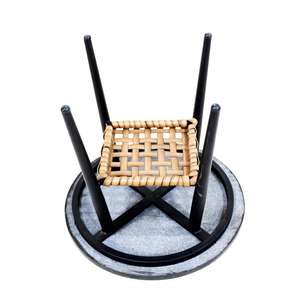 Stylish Comhome Plastic <b>Rattan</b> Lounge <b>Chair</b> with Soft <b>Cushions</b> and Built-in Storage for Poolside Comfort - Product Image 6