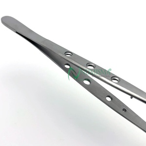 Pince à suture manuelle en acier inoxydable à pointe dentelée pour opérations chirurgicales dentaires et instruments de pansement - Product Image 5