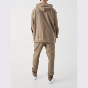 Nouveau style streetwear de haute qualité pour hommes tissé imprimé surdimensionné en gros prix bon marché sweat à capuche cagoule à capuche - Product Image 4