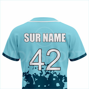 OEM Custom 100% Polyester Baseball Uniform Set Quick Dry Breathable Jersey Sublimation Team Sportswear Summer Letter Wholesale - Product Image 5