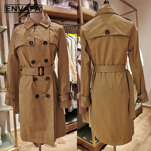 Manteau Trench Personnalisé pour Femme, Long et Chaud, Coupe-Vent Classique, Veste Imperméable pour Dames, Vente en Gros, Fabricant OEM ODM, Fournisseur USA - Product Image 6