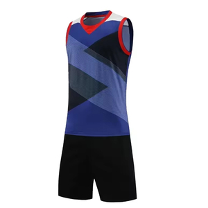 Custom Unisex Breathable Volleyball Jersey Sportswear Wholesale Volleyball Team Uniform <b>Sets</b> Short Sleeve for Men and <b>Women</b> - Product Image 6
