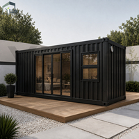 Contenedor de 20 pies para oficina, estudio, casa de campo, cabina de oficina en casa, cápsula de trabajo personalizada para jardín trasero