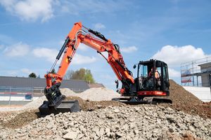 Vente en gros d'excavatrice sur chenilles d'occasion de haute qualité, modèle KX185, 38 tonnes, avec moteur et engrenages, d'origine japonaise, en promotion - Product Image 5