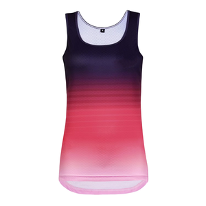 Débardeur sans manches pour homme, couleur dégradée, col rond, tricoté, respirant, coupe sportive, impression par sublimation, polyester - Product Image 6