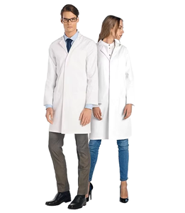 WARPRO INDUSTRY - Bata de Laboratorio Unisex de Algodón y Poliéster, Uniformes de Hospital para Médicos y Enfermeras, Detección de Agujas, Servicio OEM, Blusas - Product Image 1