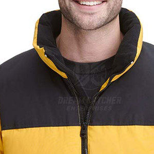 Chaqueta de burbujas ligera para hombre, más vendida, con cuello alto, ecológica, transpirable, de invierno, último diseño, color sólido - Product Image 6