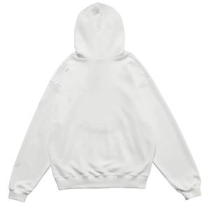 <b>Men's</b> Winter Chenille Embroidery <b>Hoodies</b>-Heavyweight 100% Cotton Custom Logo Breathable Fleece Pullover - Product Image 3