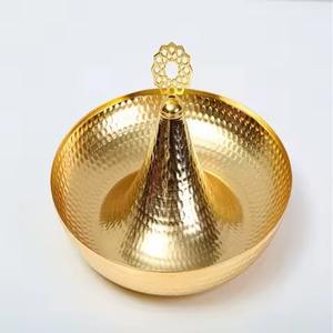 Elegante Tazón de Metal Moderno Hecho a Mano para Dátiles con Tapa, Acabado Espejo, Apto para Microondas, Plato para Guardar Frutos Secos para Fiestas y Restaurantes - Product Image 5