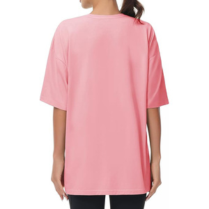 Washed Black Oversized T-Shirt Casual Style Solid Color Eco-Friendly 100% Cotton O-Neck Unisex Short Sleeve 220g All Seasons <b>Top</b> - Product Image 5