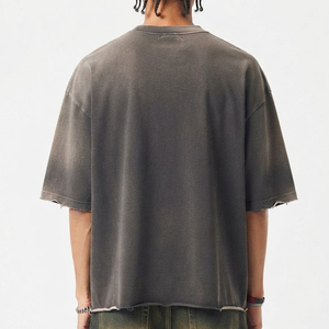 เสื้อยืดสไตล์วินเทจคุณภาพสูงทรงโอเวอร์ไซส์สำหรับสตรีทแวร์ ผลิตโดยผู้ผลิตมืออาชีพ เสื้อยืดซันเฟด - Product Image 2