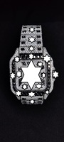 Montre de luxe VVS Moissanite entièrement sertie de diamants, cadran carré, chiffres romains, montre-bracelet automatique, bijoux hip-hop