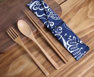 Natural Sustainable <b>Wooden</b> Utensils Dinner Ware <b>Set</b> Produced By Vietnam Manufacturer Wholesale - Product Image 2