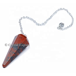 High Quality Tiger Eye Chakra Angel Pendulums Gemstone Love and Feng Shui Style Agate Type for Sale - Product Image 3