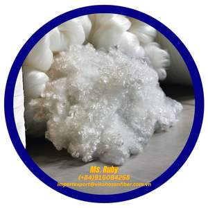 Tissu non tissé 3D HCS en fibres courtes 100 % polyester recyclable de qualité GRS pour jouets tissés, haute résistance à la chaleur, fabriqué au Vietnam - Product Image 4