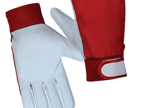 Smooth Leather Safety <b>Gloves</b> High Quality <b>Moisture</b>-Wicking Customizable Thickness Length Powder-Free Silicone-Free Cheap Price - Product Image 4