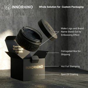 Solución de Moldeo Personalizada de Frascos de Vidrio con Tapas para Imagen de Marca de Lujo y Premium |   Gel para el Cabello Masculino - Product Image 6