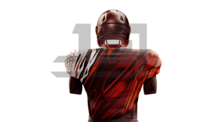 Conjunto de Uniforme de Fútbol Americano, Pantalones y Camiseta con Estampado Digital, 100% Algodón Poliéster, Secado Rápido, Transpirable, Antibacterial, Personalizado para Equipo - Product Image 6