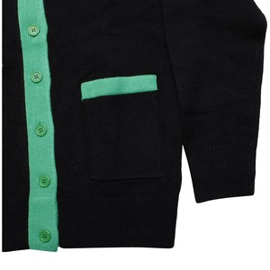 Cárdigans con Cuello en V AKA, Negros, Verdes, Rosas, con Logotipo Bordado, Manga Larga, de Punto, para Hermandades y Fraternidades, Unisex - Product Image 4