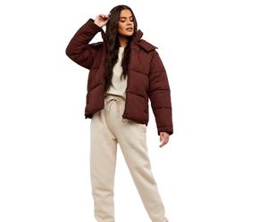 Professional Plus Size <b>Women</b> Knitted Nylon Puffer Jacket Waterproof Windproof Outdoor Warm Custom Logo Design - Product Image 2