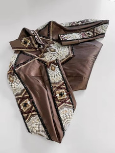 Premium Rhinestone Eco-Friendly Quick Dry Lightweight Western Riding Shirt for Rodeo Horse Show and Cowgirl Competition Events - Product Image 1
