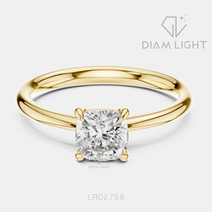 Bague de fiançailles de luxe en or blanc 14 carats avec diamant de laboratoire certifié IGI 0,93 carat, taille princesse, F+ VS+, pavé - Product Image 5