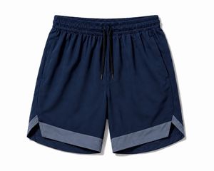 Shorts de sport pour homme, couleur unie, avec cordon de serrage, poches latérales, 100% polyester, respirant, taille mi-haute, séchage rapide, style décontracté - Product Image 3