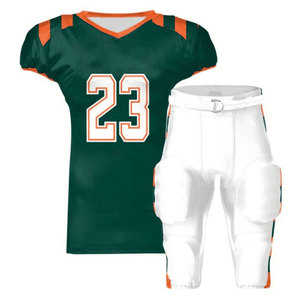 Ensemble d'uniformes de football américain, vêtements de sport respirants à séchage rapide, disponibles en différents styles, uniforme de football américain - Product Image 6