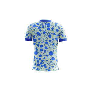 เสื้อยืดกีฬาผู้ชาย โพลีเอสเตอร์ ระบายอากาศได้ดี เสื้อออกกำลังกาย สปอร์ตแวร์สั่งทำ โรงงาน OEM - Product Image 6