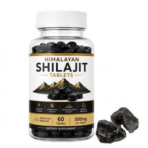 Tabletas de Shilajit Ricas en Nutrientes, Fórmula Avanzada del Himalaya, Apoya la Salud Diaria y la Vitalidad - Product Image 1