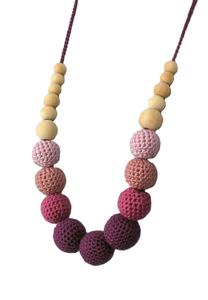 Perles de résine de conception mise à jour cloutées de perles rondes inversées collier collier accessoires de bijoux de mode femmes - Product Image 5