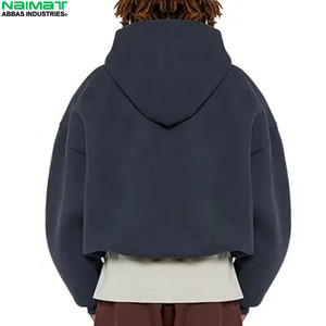 Sudadera con capucha y cremallera para hombre, con forro de malla transpirable, ligera, para entrenamiento en el gimnasio, ropa deportiva activa. - Product Image 6