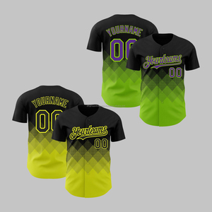 Vente en gros OEM, maillot de softball brodé par sublimation et personnalisé, uniforme pour hommes, garçons et jeunes femmes, vêtements de baseball par sublimation personnalisés - Product Image 1
