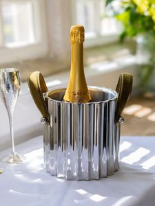 <b>Serving</b> bucket stylish metal drink tub upscale entertaining bucket professional grade ice bucket large <b>serving</b> tub - Product Image 3