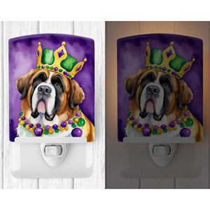 ไฟเซรามิกขนาดกะทัดรัดลายนักบุญเบอร์นาร์ดมาใหม่6x4x3หลากสีสำหรับห้องนอนห้องโถงห้องครัวได้รับการรับรอง UL - Product Image 2