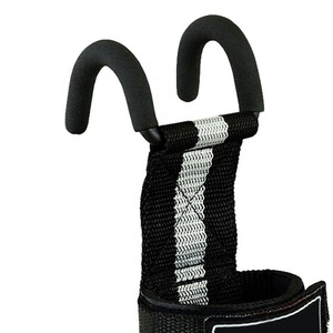 Sangles de poignet en cuir personnalisées 2026 pour haltérophilie et musculation, avec crochets de maintien pour barres de levage - Product Image 3