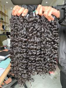 Cheveux Remy 100% non traités d'Asie du Sud-Est, style ondulé crépu vietnamien, double trame, longueur étirée de 8 à 26 pouces - Product Image 3