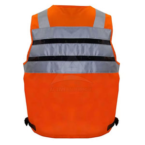 Gilet de sécurité réfléchissant léger, équipement haute visibilité, coupe confortable, pour le contrôle du trafic, la construction et l'utilisation en entrepôt - Product Image 3