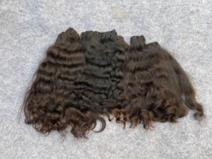 Mèches de cheveux indiens vierges Remy bruts, cuticules alignées, double tirage, double trame machine, personnalisables, haute qualité HairX - Product Image 4