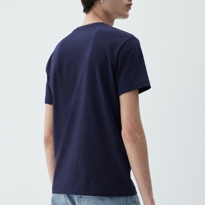 Camiseta de Algodón Extra Grande Premium para Hombre, Estilo Casual Urbano, Cuello Redondo, Manga Corta, Tejido Transpirable y Suave, Lavado, para Verano - Product Image 2