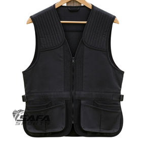 Gilet de chasse confortable SAFA SPORTS en orange vif pour femmes, gilet de chasse en montagne avec tissu léger et respirant - Product Image 1