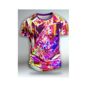 เสื้อยืดโพลีเอสเตอร์ระบายอากาศได้ดี พิมพ์ลายตามสั่งสำหรับผู้ชาย เนื้อผ้านุ่ม พิมพ์ลายสีสันสดใส เสื้อยืดซับลิเมชั่นสำหรับผู้ชาย - Product Image 4