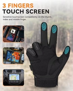 Outdoor Hiking Gloves Anti Slip <b>Grip</b> Secure Wrist Fit Climbing Trail Adventure Custom Logo Team Gloves - Product Image 3