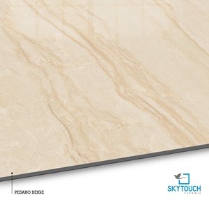 Carreaux de sol en porcelaine effet marbre brillant poli et émaillé 600x600, design de revêtement de sol à motifs, carreaux de sol en porcelaine 600x600 - Product Image 2