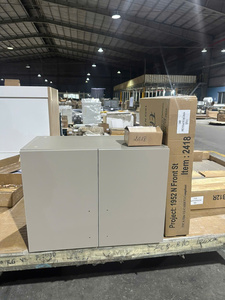 Modern Frameless <b>Kitchen</b> Cabinet Model W2418 MDF Door Panel - Product Image 1